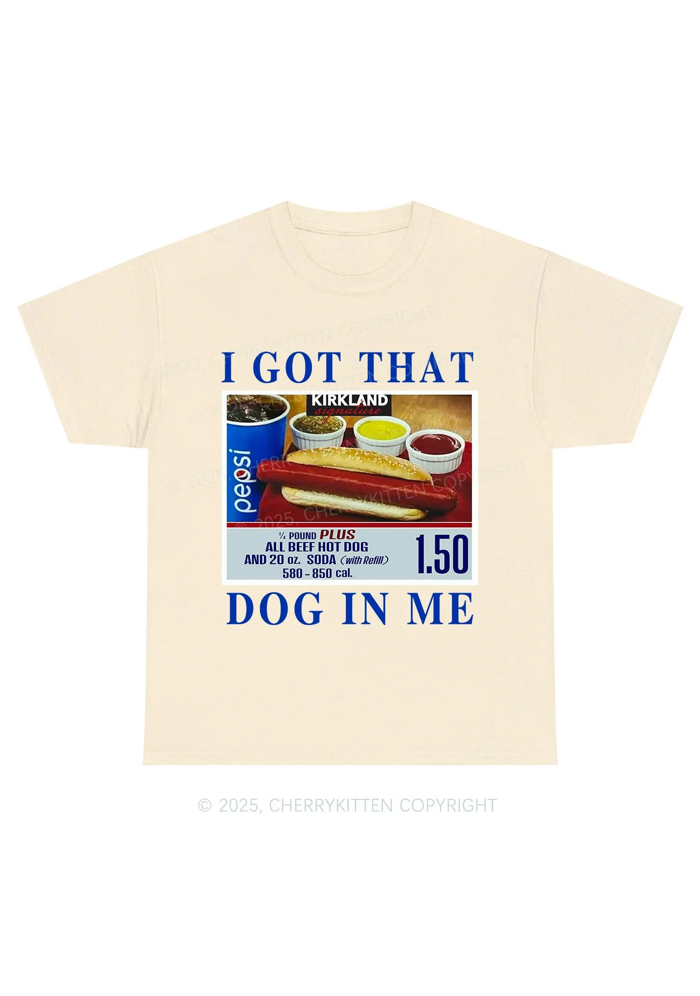 I Got That Hot Dog In Me Y2K Chunky Shirt Cherrykitten - Image 4