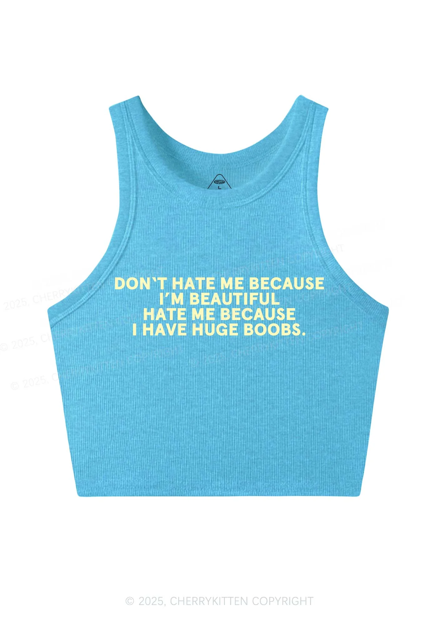 I Have Huge Bxxbs Y2K Crop Tank Top Cherrykitten - Image 4