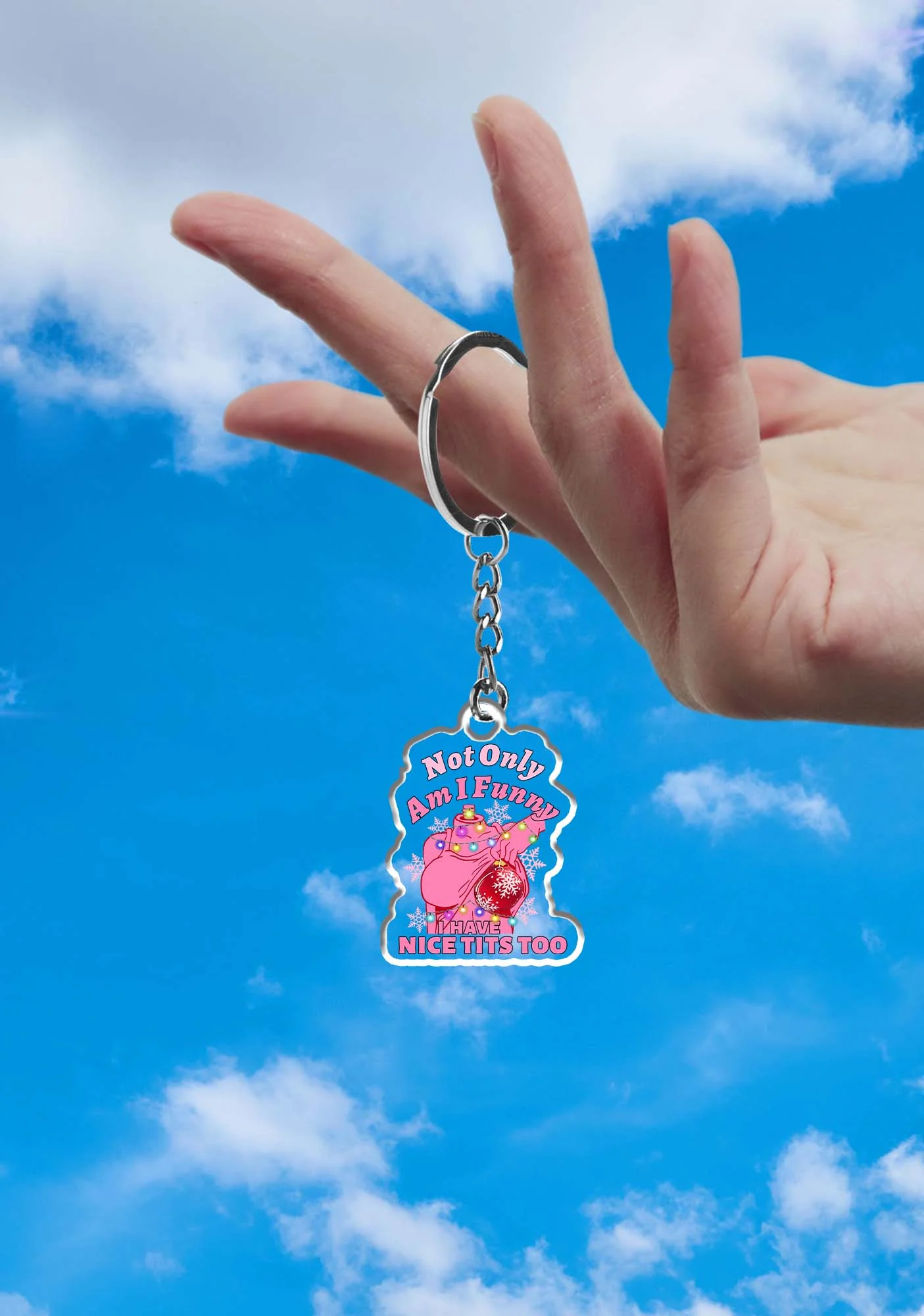 I Have Nice Dots Too Christmas 1Pc Y2K Keychain Cherrykitten - Image 2