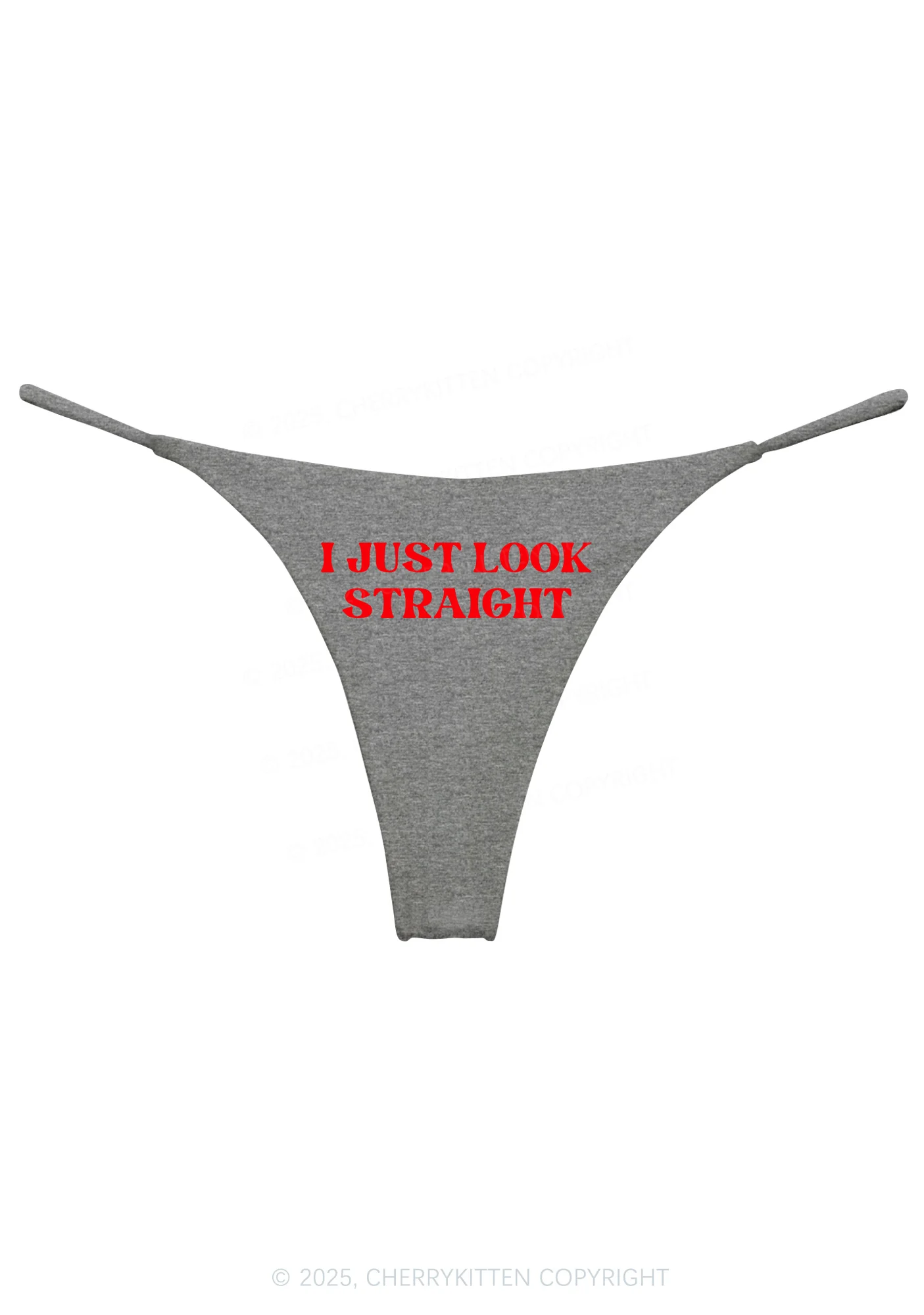 I Just Look Straight Pride Y2K Bikini String Thong Cherrykitten - Image 10