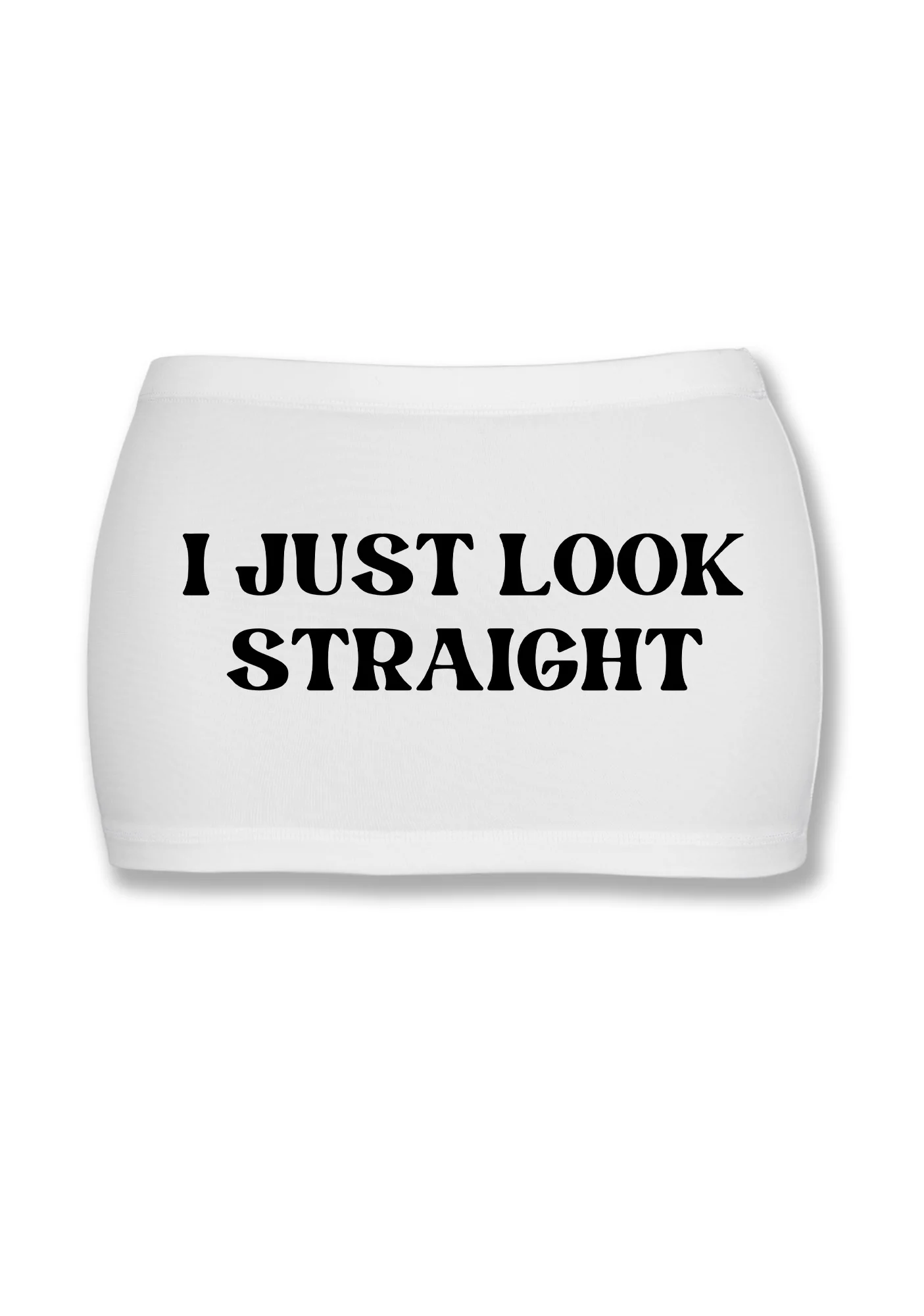 I Just Look Straight Y2K Mini Hip Skirt Cherrykitten - Image 2