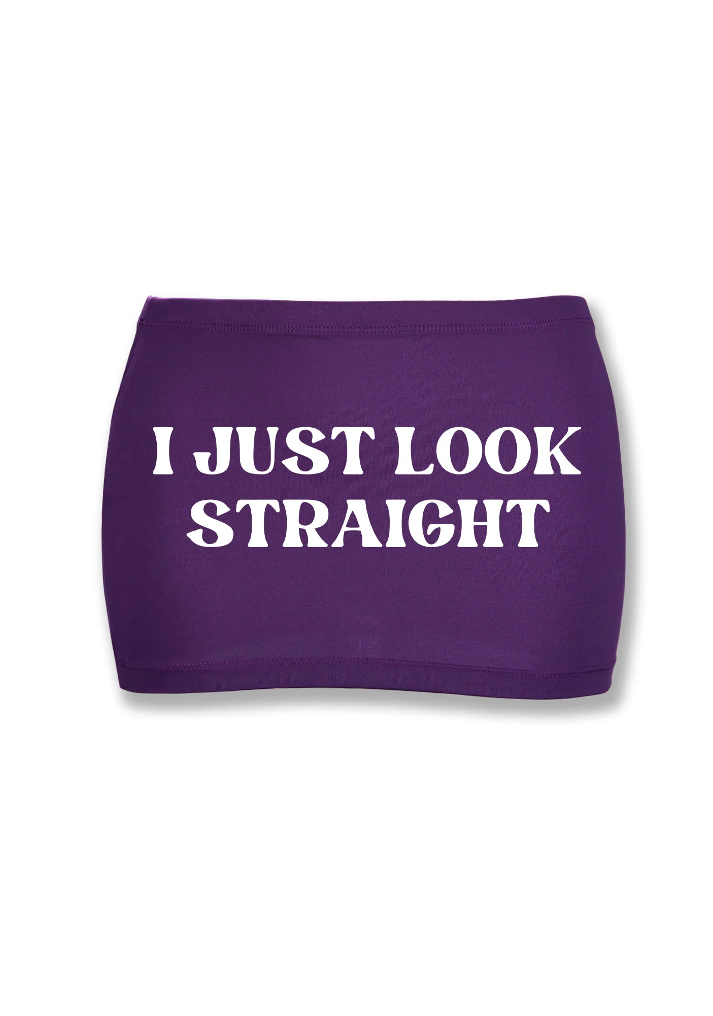 I Just Look Straight Y2K Mini Hip Skirt Cherrykitten - Image 5