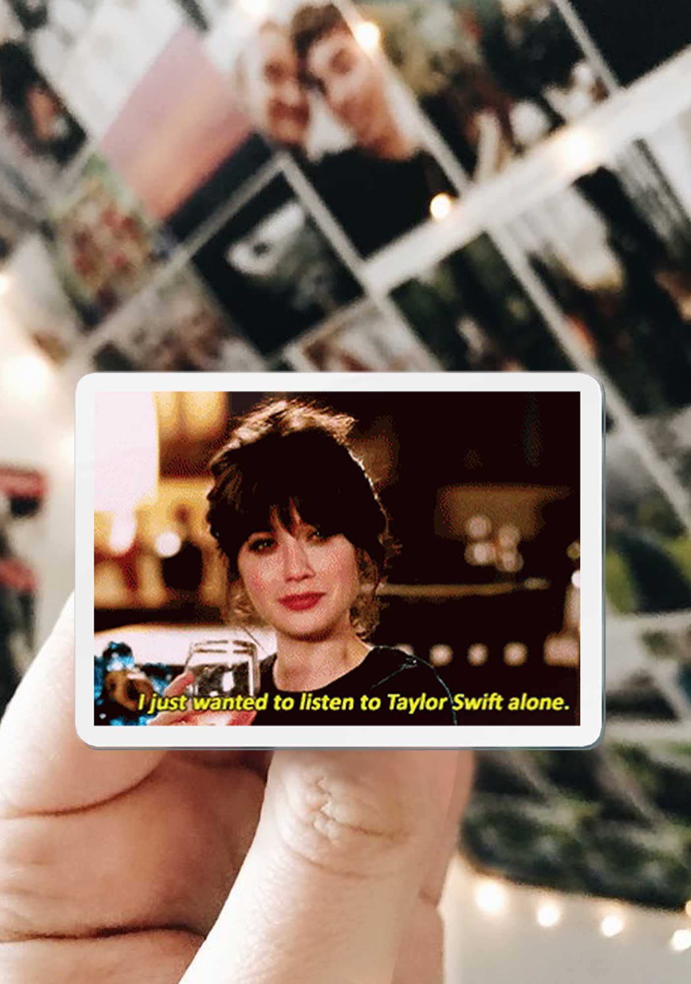I Just Wanted To Listen To TS Alone 1Pc Y2K Pin Cherrykitten - Image 3