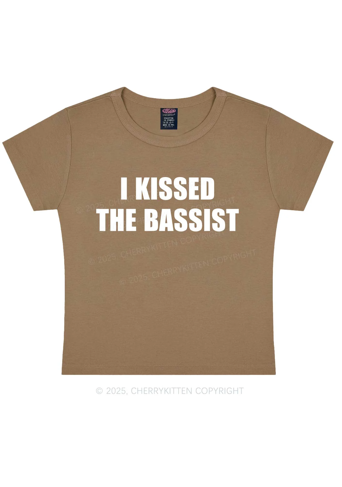 I Kissed The Bassist Y2K Baby Tee Cherrykitten - Image 10