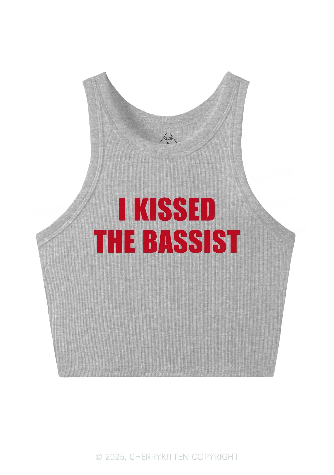 I Kissed The Bassist Y2K Crop Tank Top Cherrykitten - Image 4