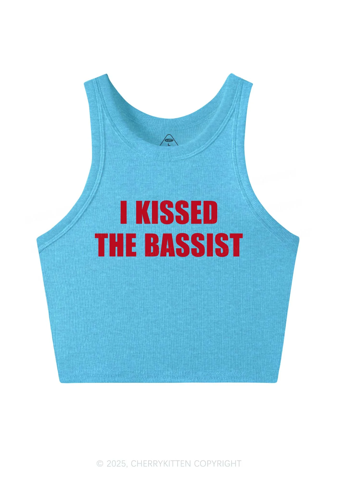 I Kissed The Bassist Y2K Crop Tank Top Cherrykitten - Image 5
