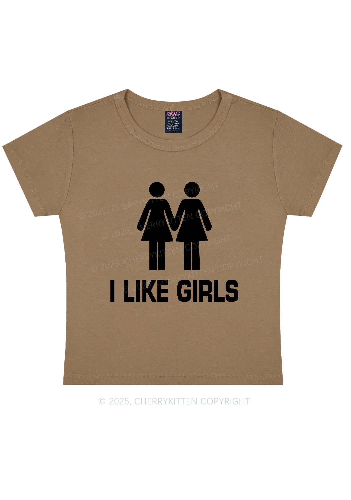 I Like Girls Pride Y2K Baby Tee Cherrykitten - Image 10