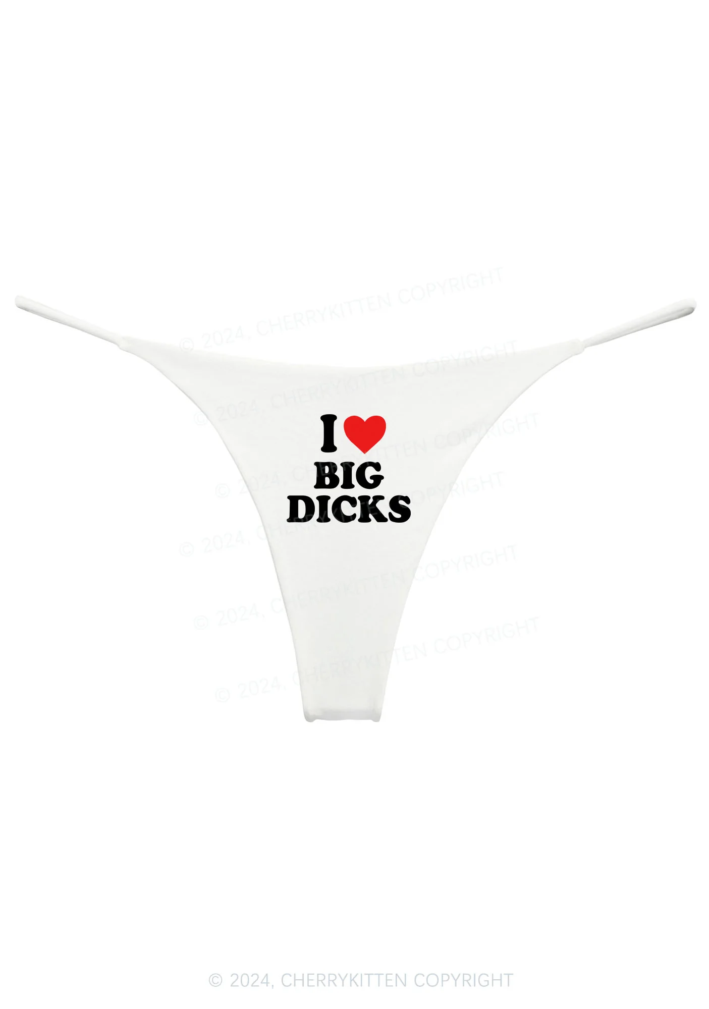 I Love Big Dxxks Y2K Bikini String Thong Cherrykitten - Image 4