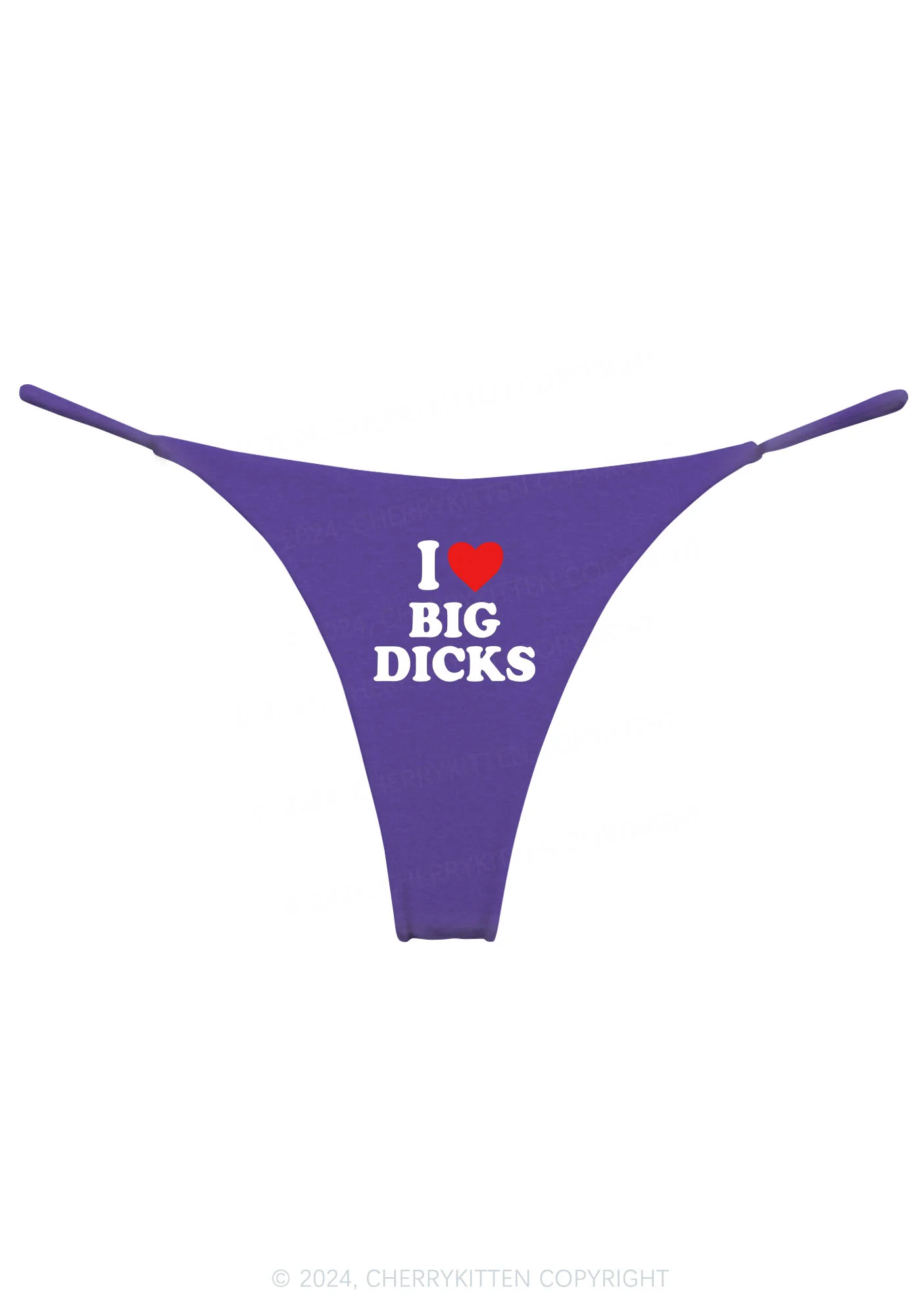 I Love Big Dxxks Y2K Bikini String Thong Cherrykitten - Image 5