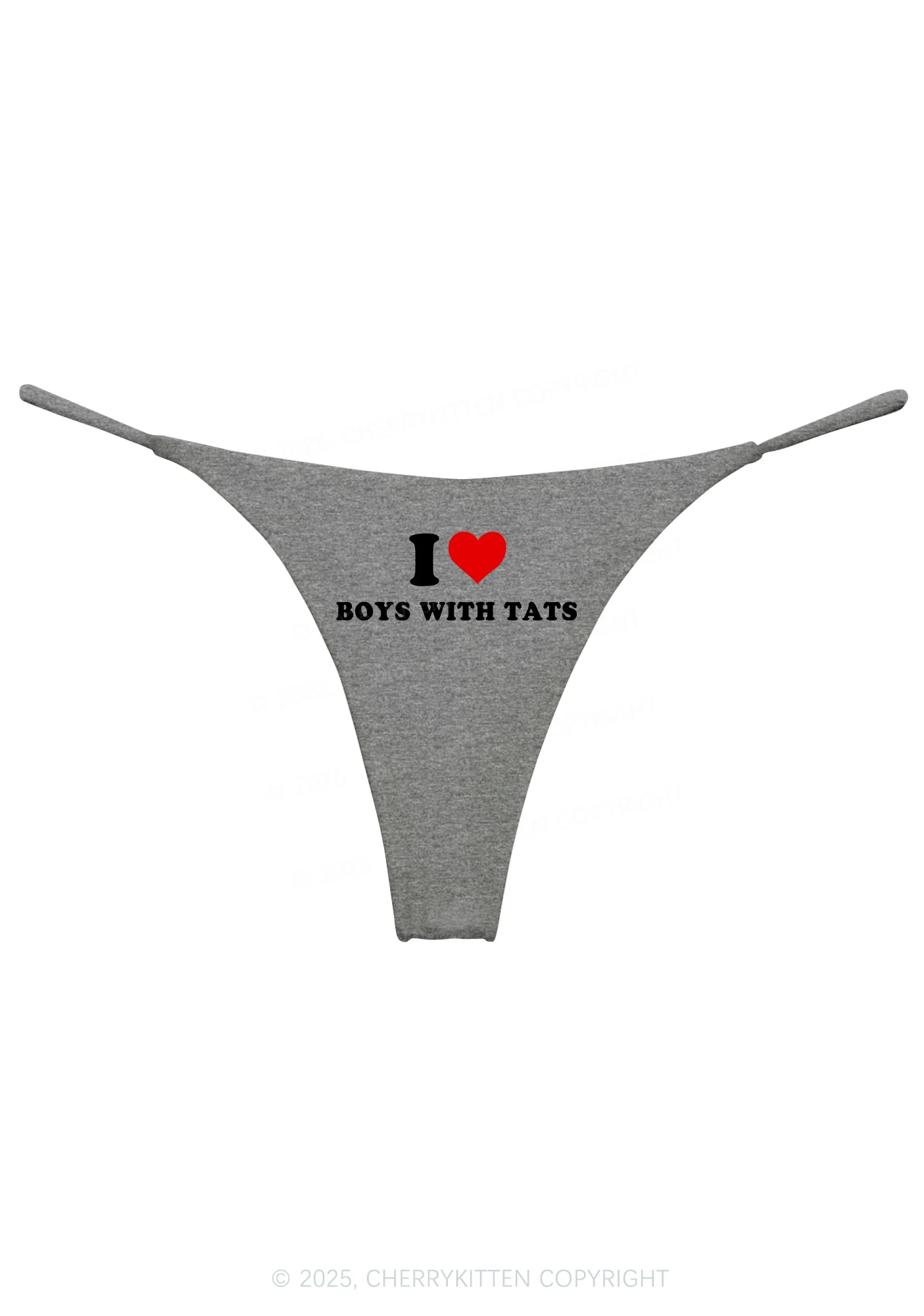 I Love Boys With Tats Y2K Bikini String Thong Cherrykitten - Image 10