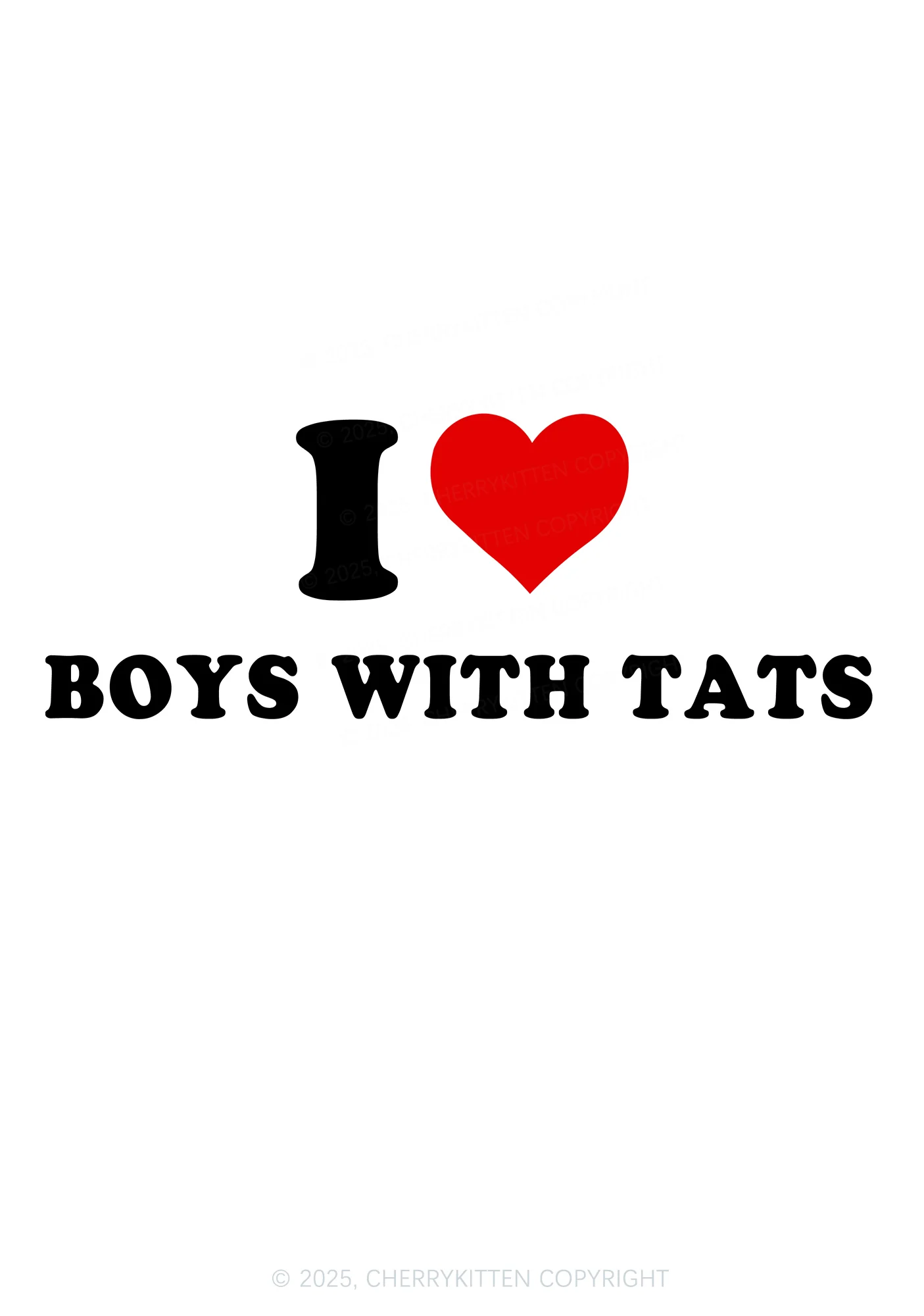 I Love Boys With Tats Y2K Bikini String Thong Cherrykitten - Image 2