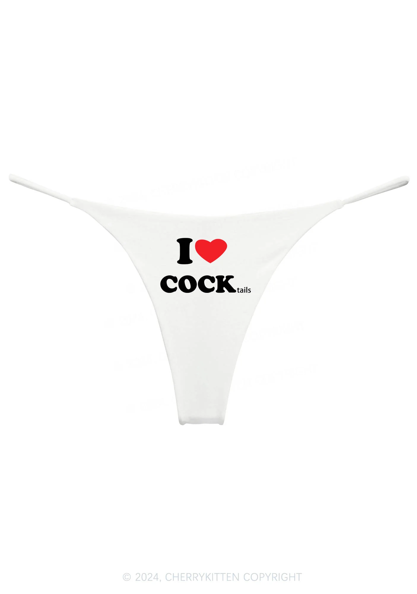 I Love Cocktails Y2K Bikini String Thong Cherrykitten - Image 4