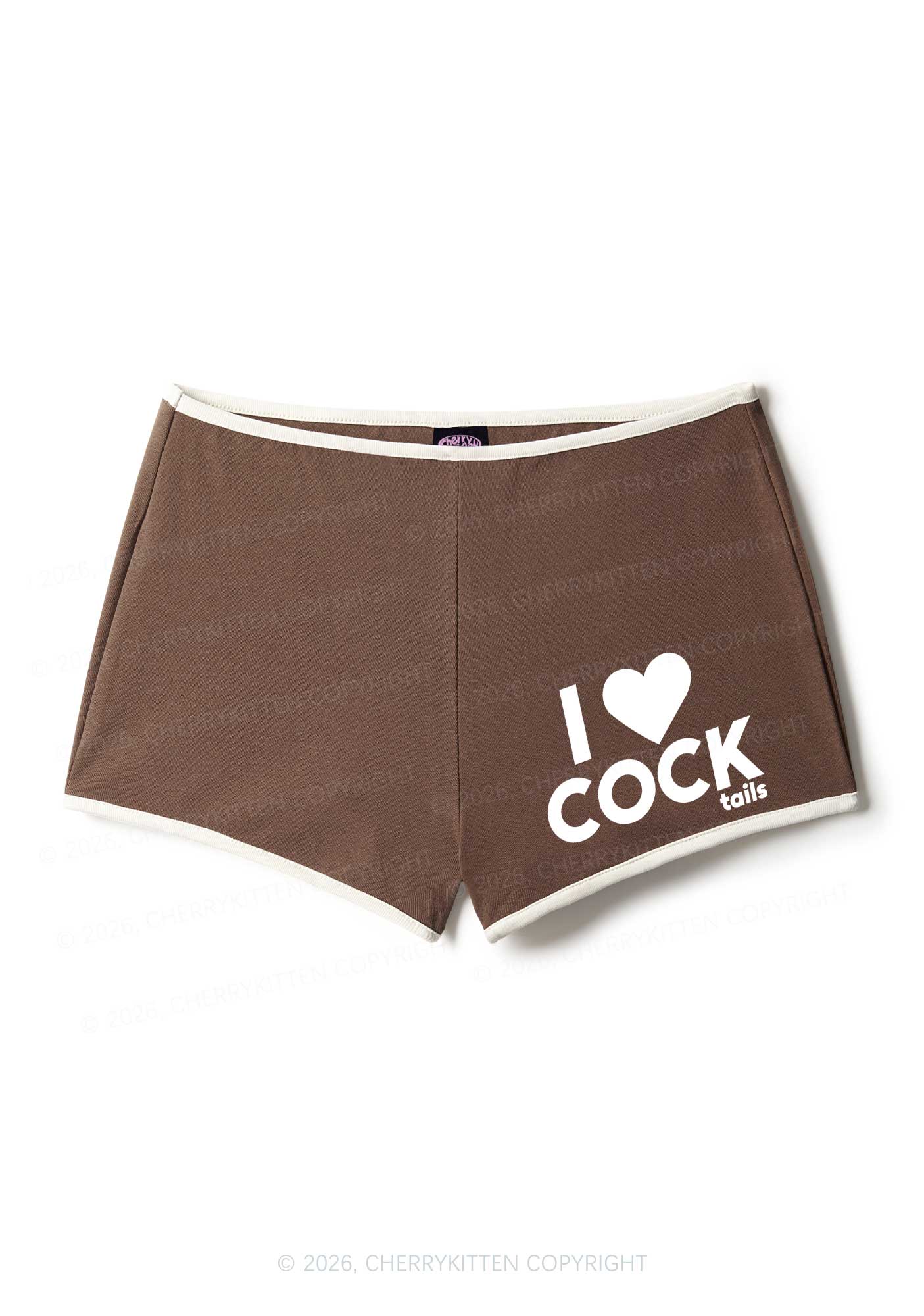 I Love Cocktails Y2K Booty Shorts Cherrykitten - Image 7