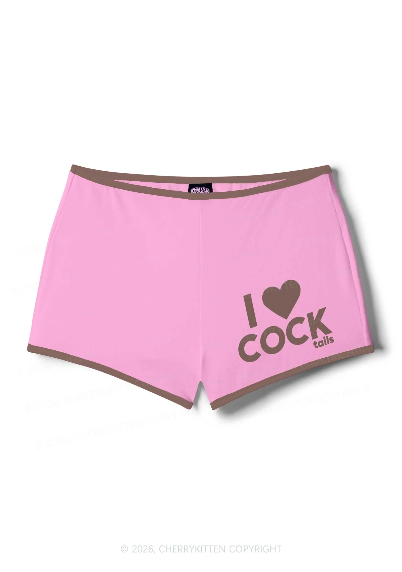 I Love Cocktails Y2K Booty Shorts Cherrykitten - Image 9