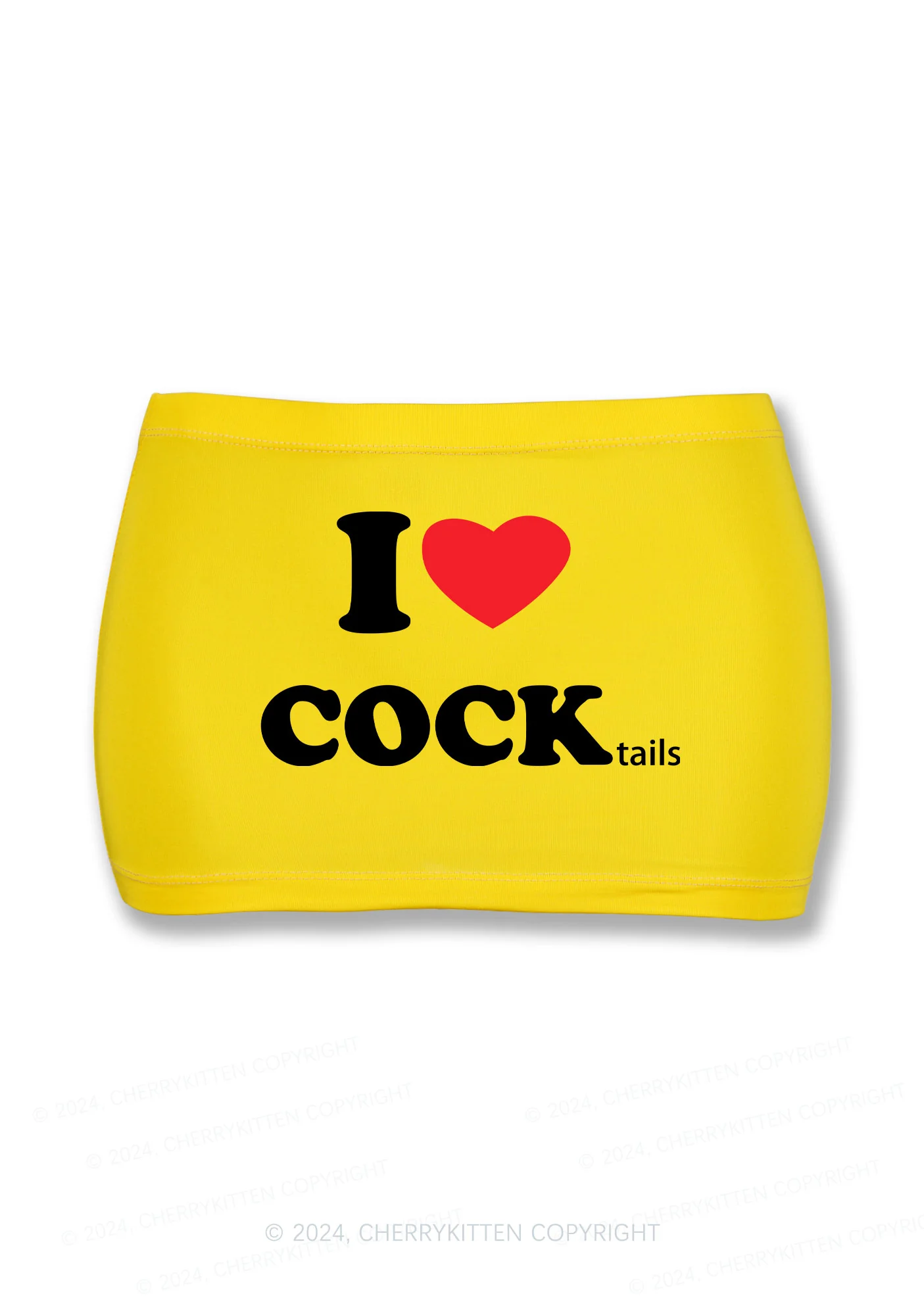 I Love Cocktails Y2K Mini Hip Skirt Cherrykitten - Image 4