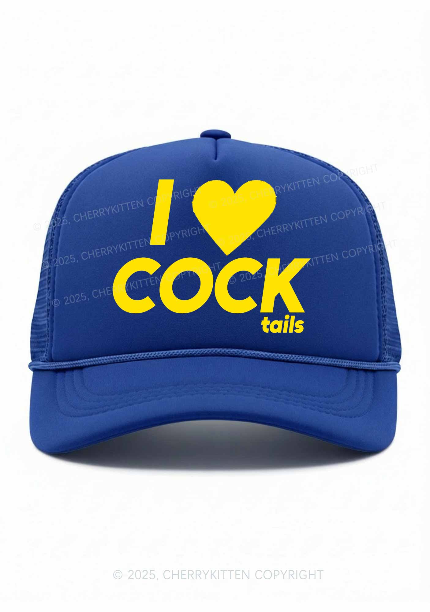 I Love Cocktails Y2K Trucker Hat Cherrykitten - Image 2