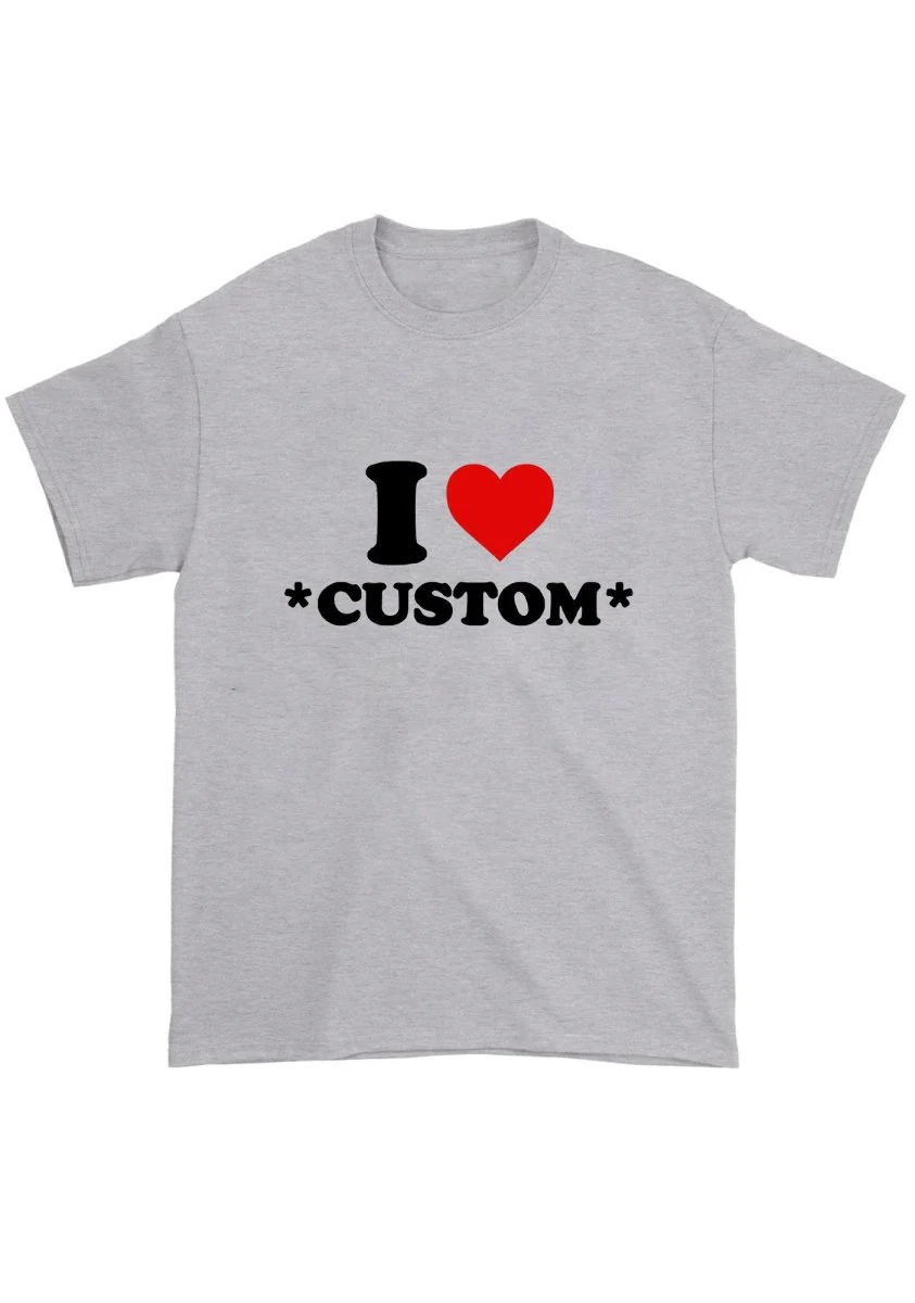 I Love Custom Personalized Chunky Shirt - Image 4