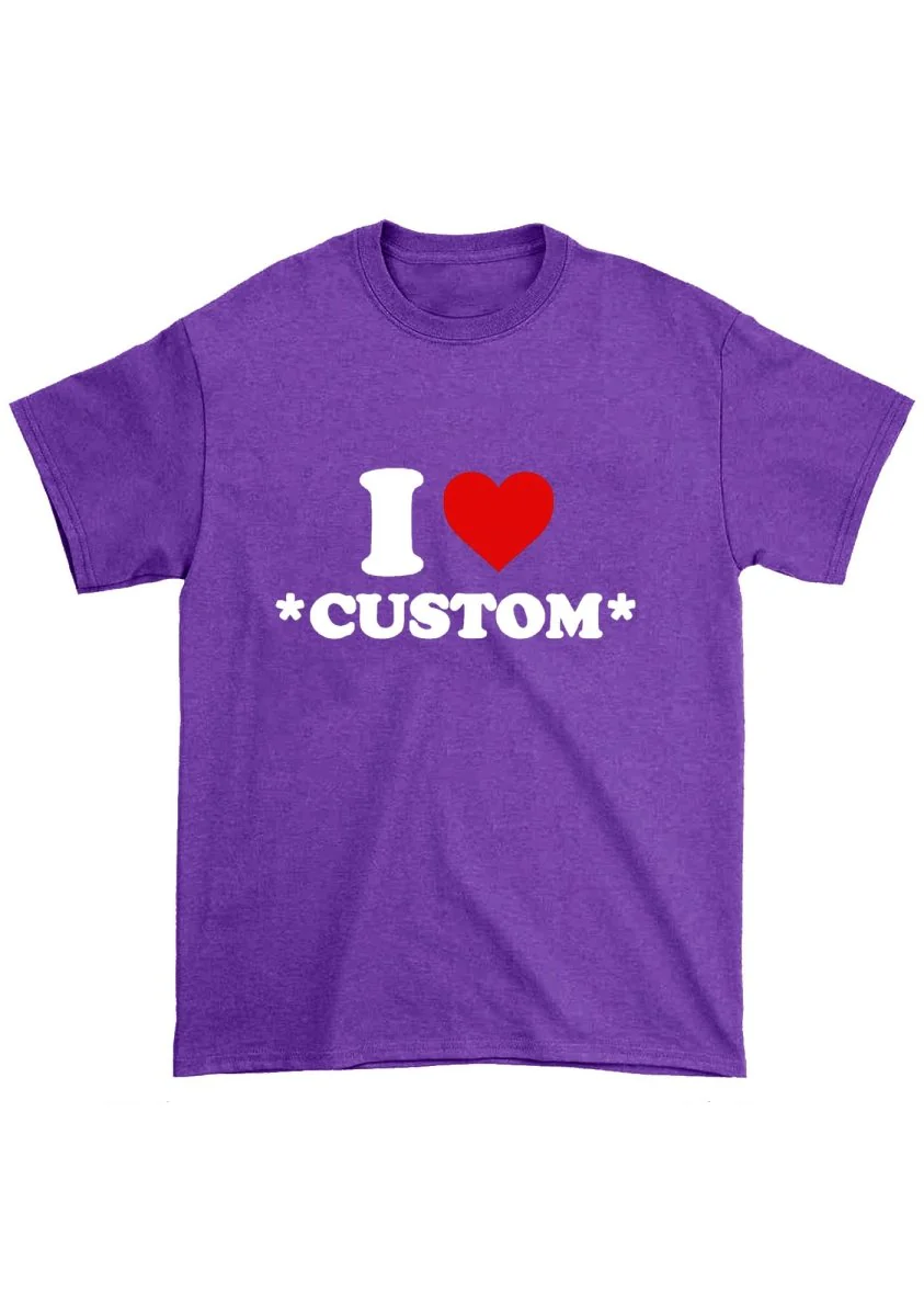 I Love Custom Personalized Chunky Shirt - Image 7