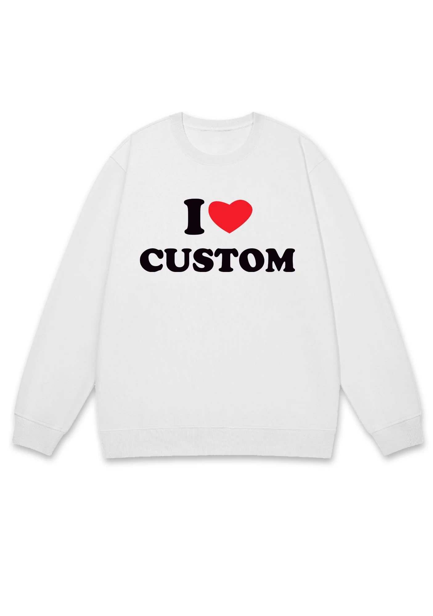 I Love Custom Personalized Y2K Sweatshirt - Image 3
