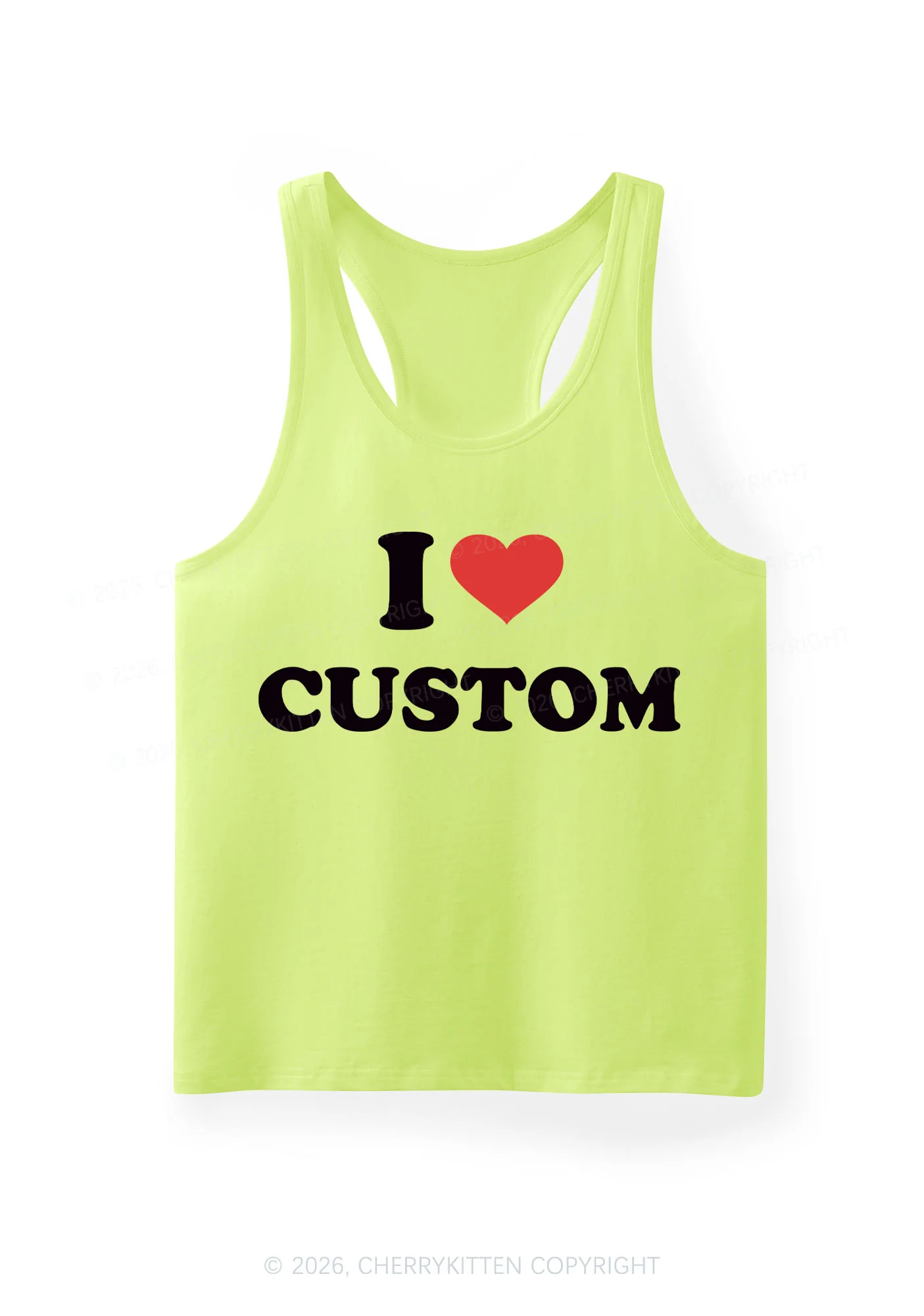 I Love Custom Personalized Y2K Men Racerback Tank Top Cherrykitten - Image 12