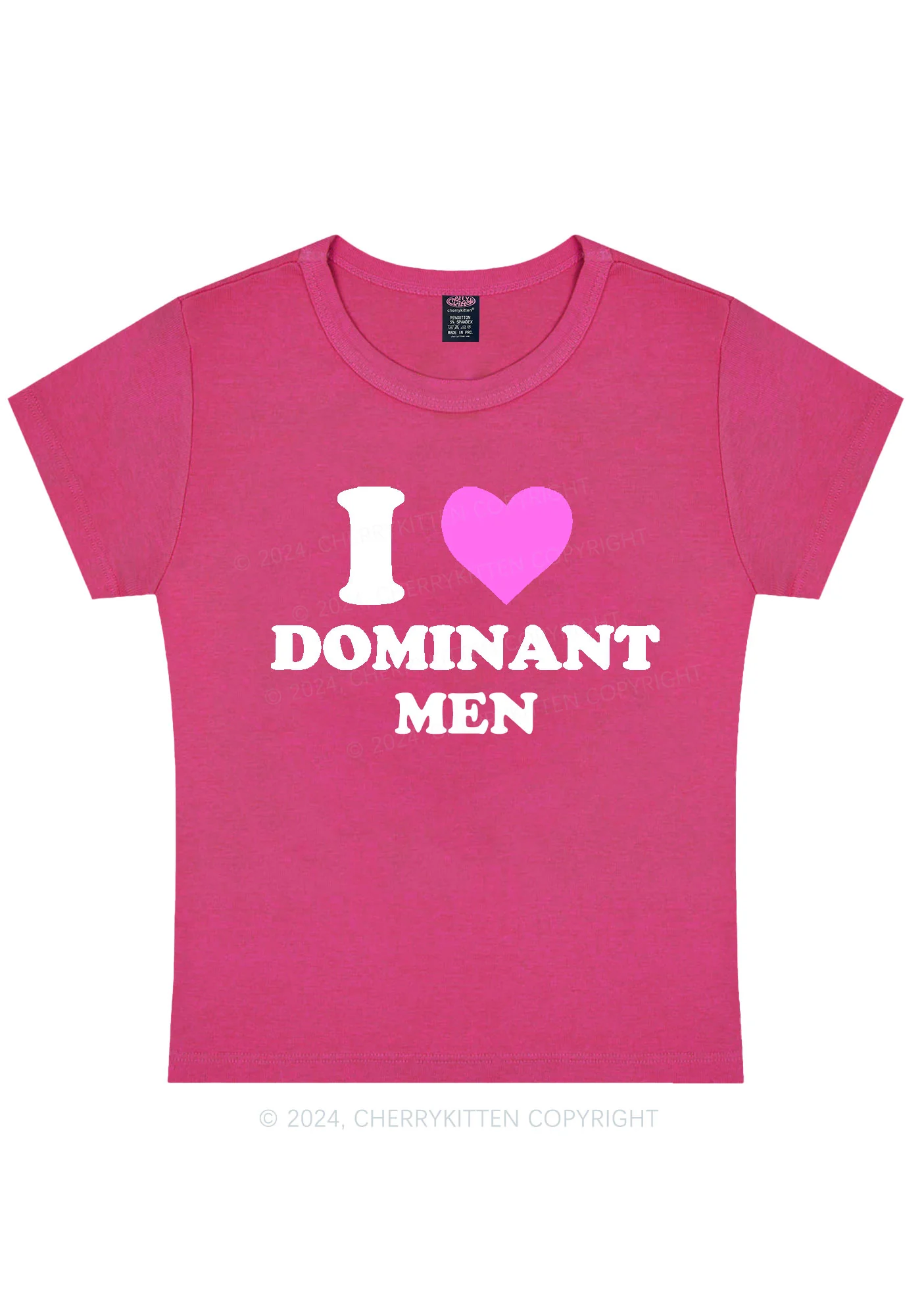 I Love D Men Y2K Baby Tee Cherrykitten - Image 10