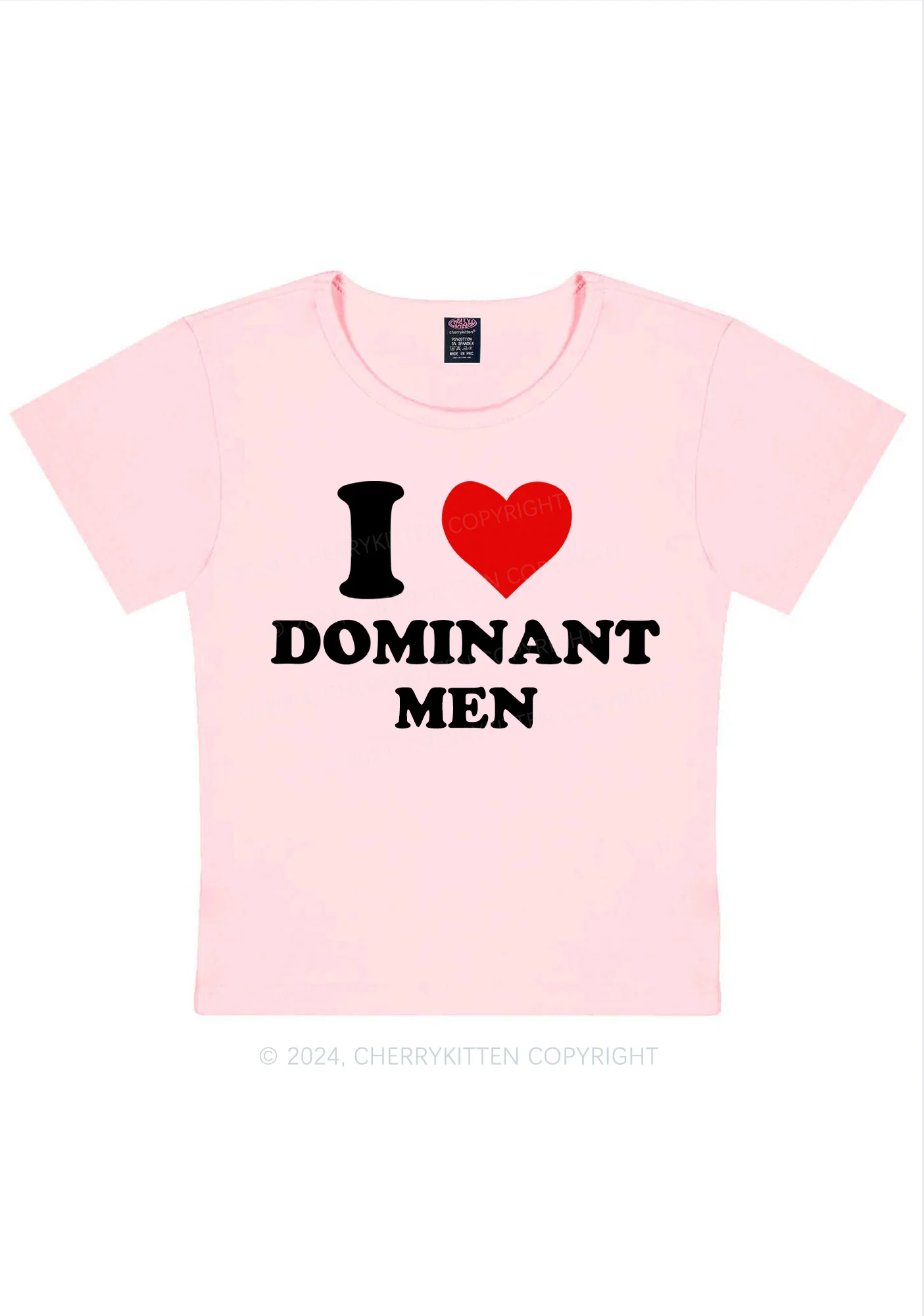 I Love D Men Y2K Baby Tee Cherrykitten - Image 8