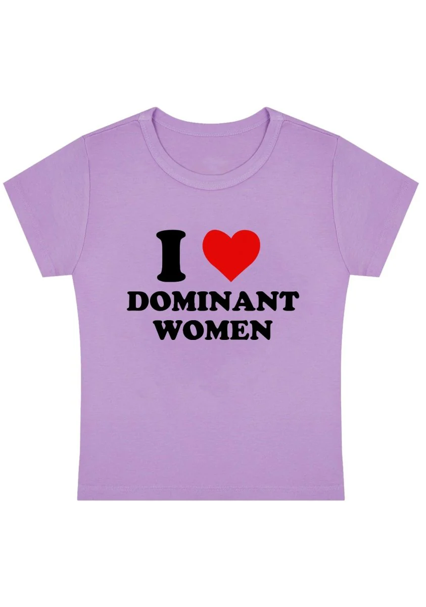 I Love D Women Y2K Baby Tee - Image 4