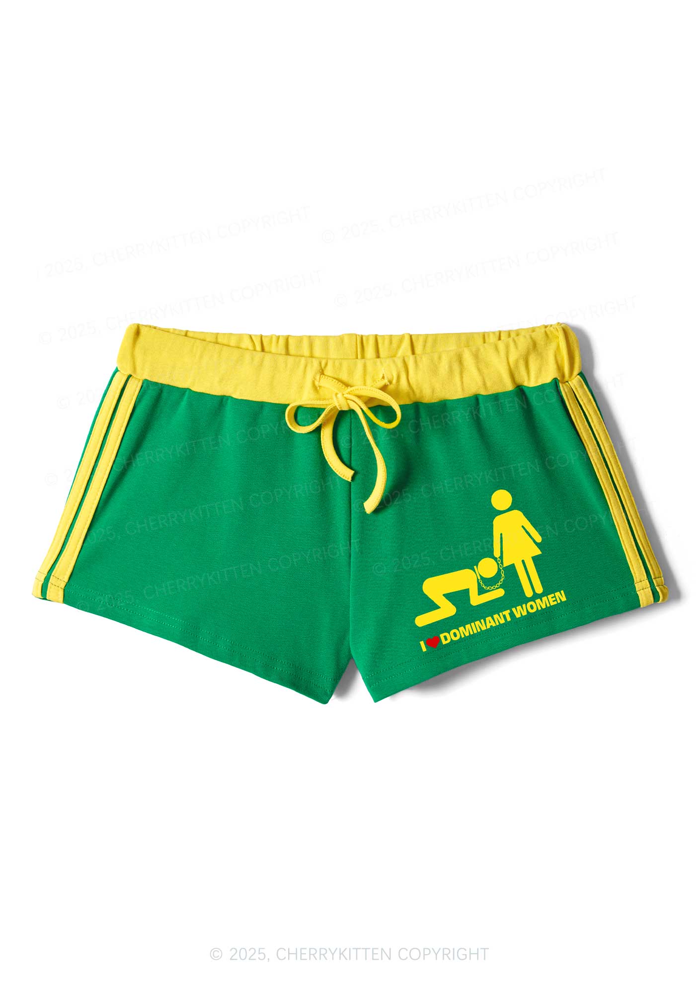 I Love D Women Y2K Drawstring Mini Shorts Cherrykitten - Image 6