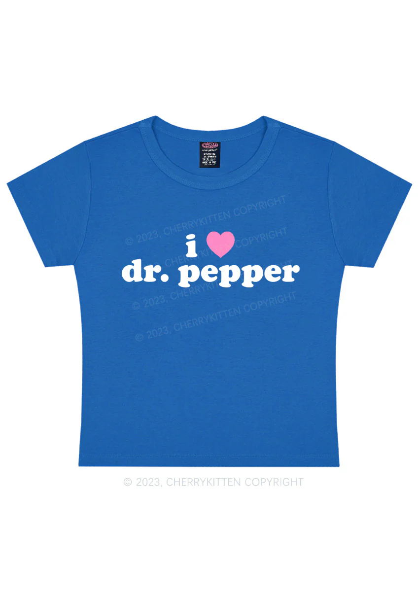 I Love Dr Pepper Y2K Baby Tee Cherrykitten - Image 7