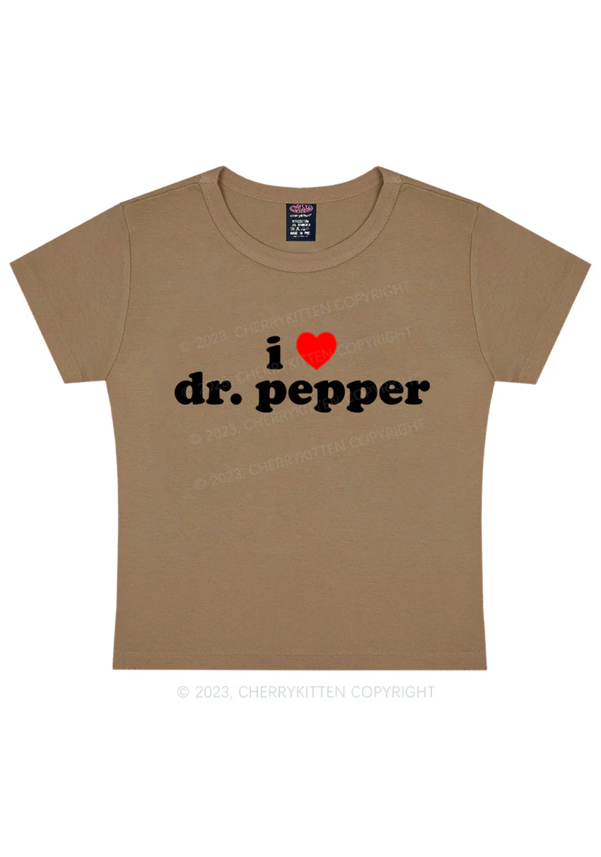 I Love Dr Pepper Y2K Baby Tee Cherrykitten - Image 8