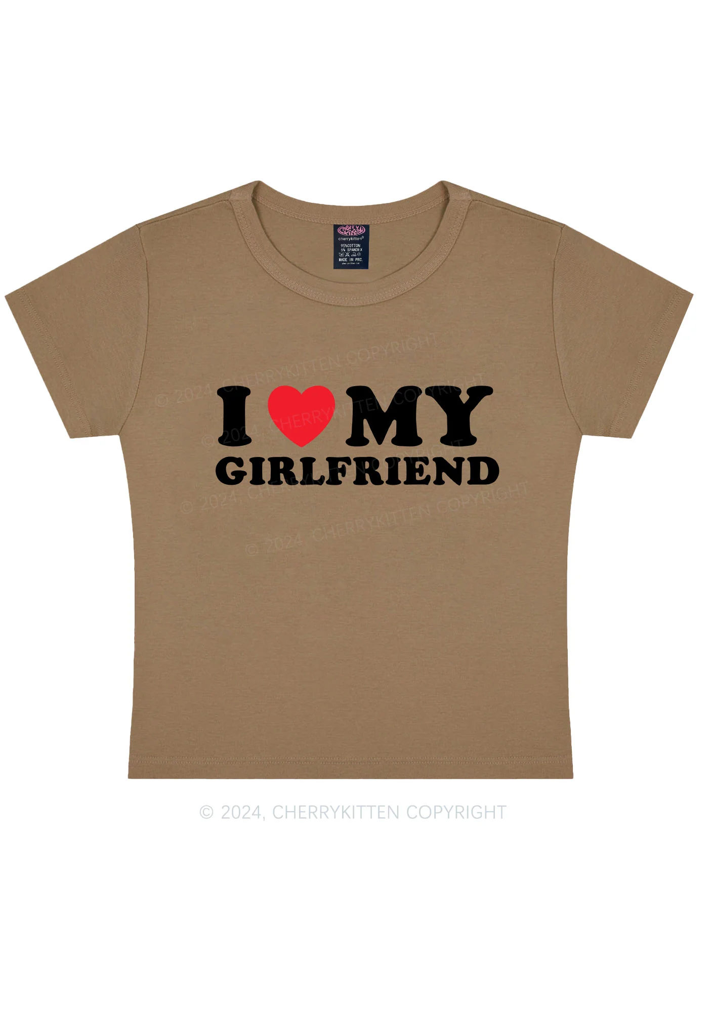 I Love Girlfriend Y2K Valentine's Day Baby Tee Cherrykitten - Image 10
