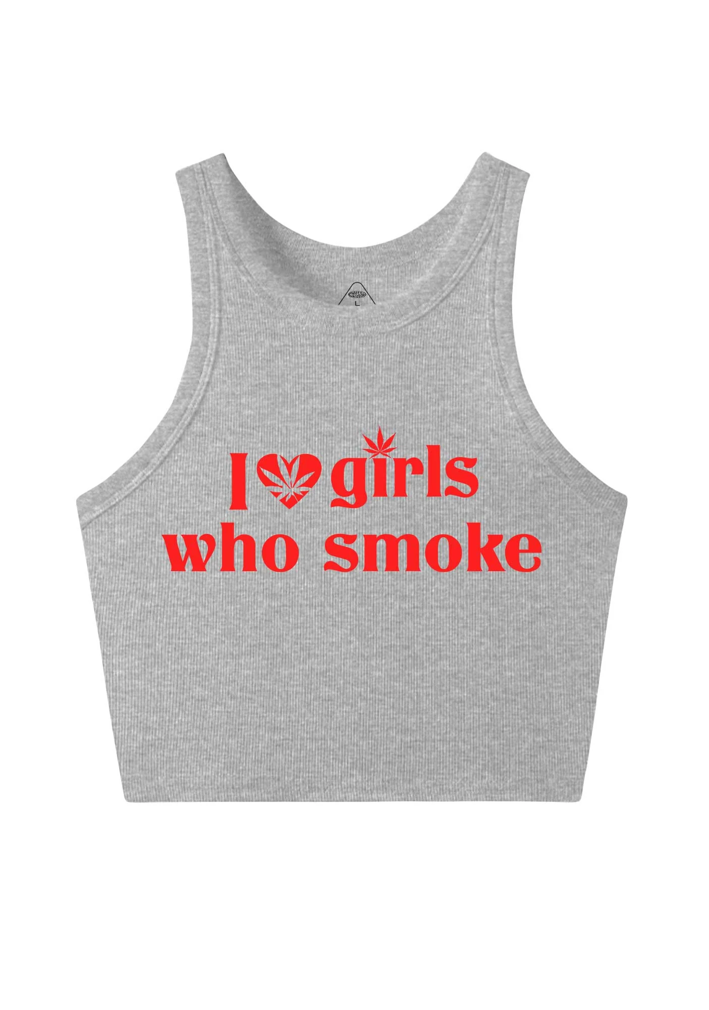 I Love Girls Who Smoke Y2K Crop Tank Top Cherrykitten - Image 12