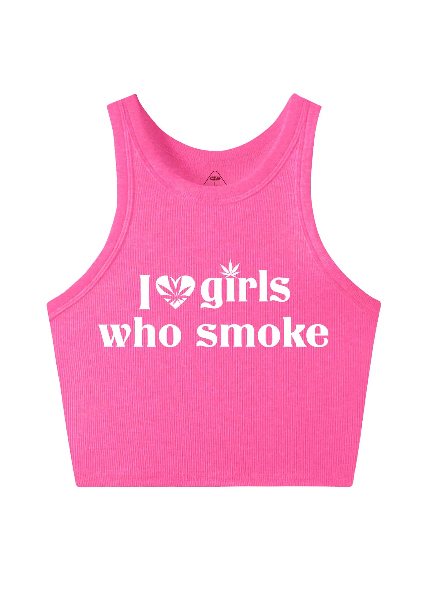 I Love Girls Who Smoke Y2K Crop Tank Top Cherrykitten - Image 6