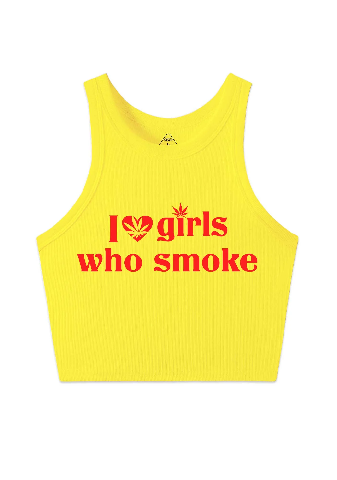 I Love Girls Who Smoke Y2K Crop Tank Top Cherrykitten - Image 9