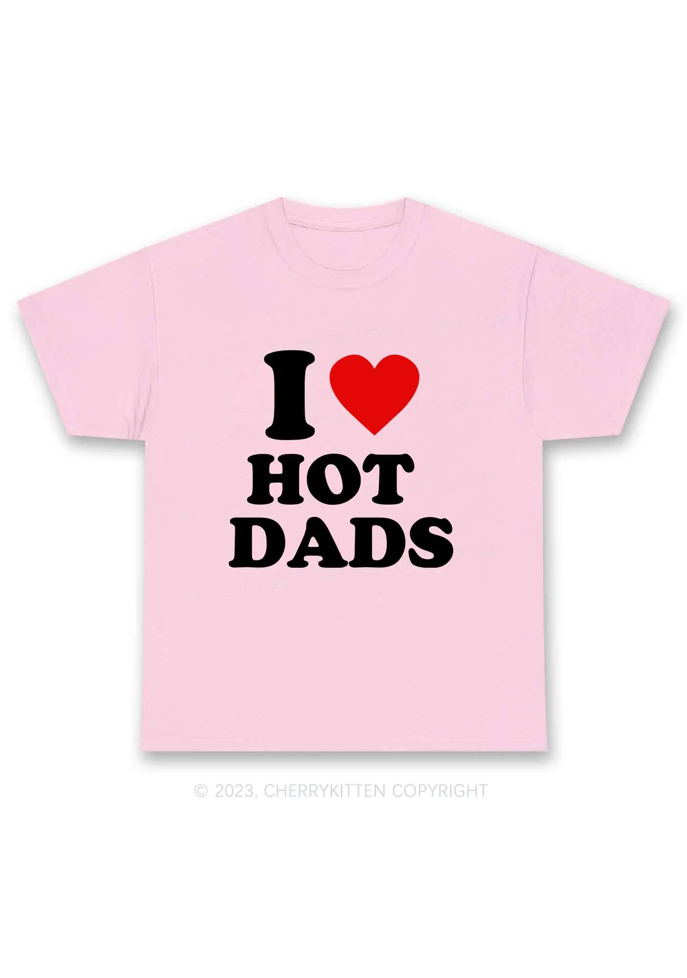 I Love Hot Dads Y2K Chunky Shirt Cherrykitten - Image 5