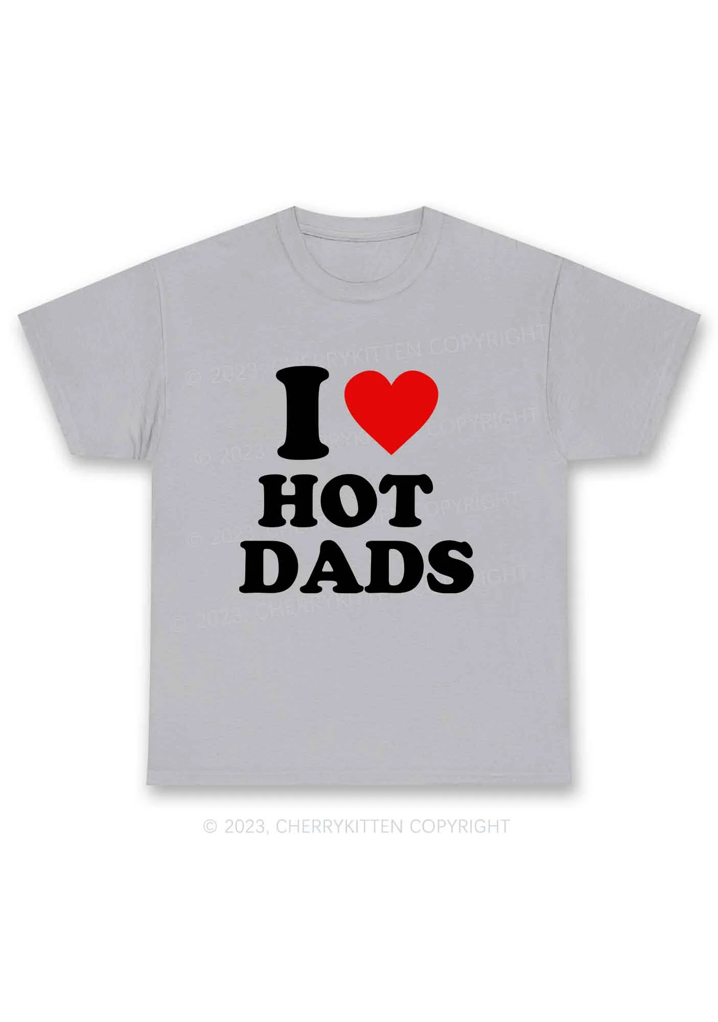 I Love Hot Dads Y2K Chunky Shirt Cherrykitten - Image 6