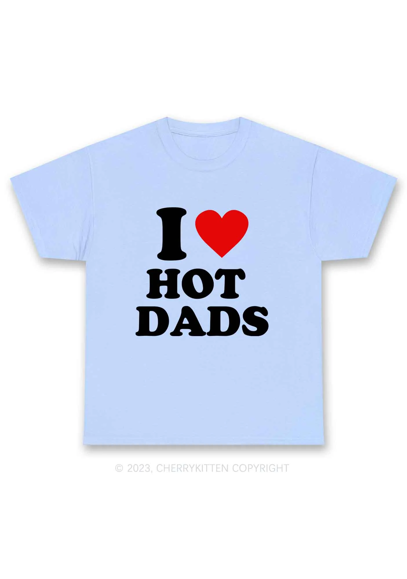I Love Hot Dads Y2K Chunky Shirt Cherrykitten - Image 7