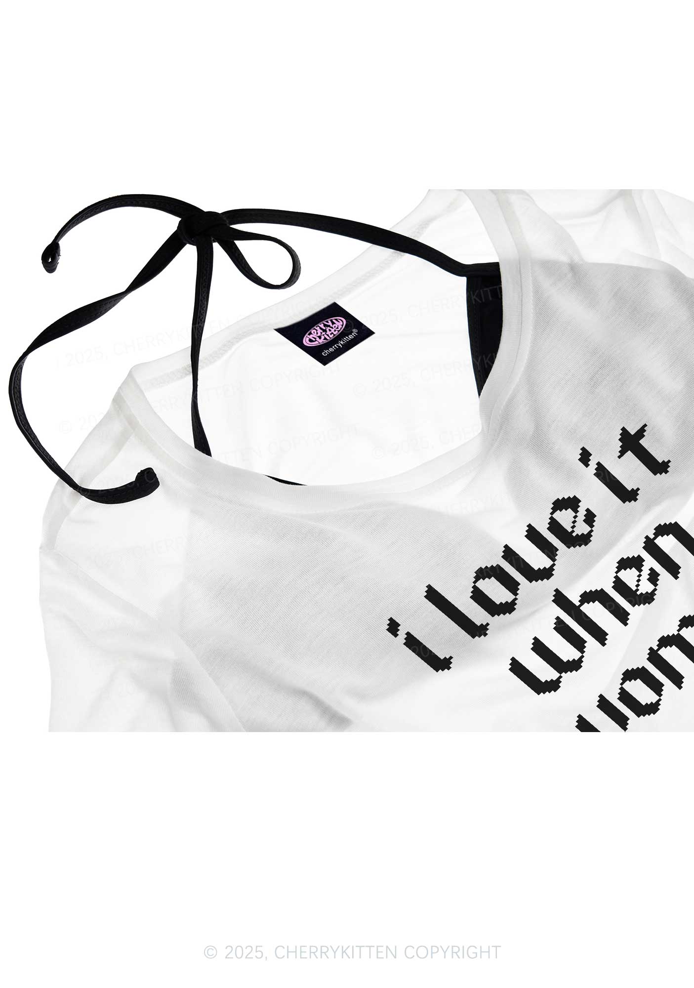 I Love It When Women Pride Y2K Sheer Boyfriend Tee Cherrykitten - Image 4