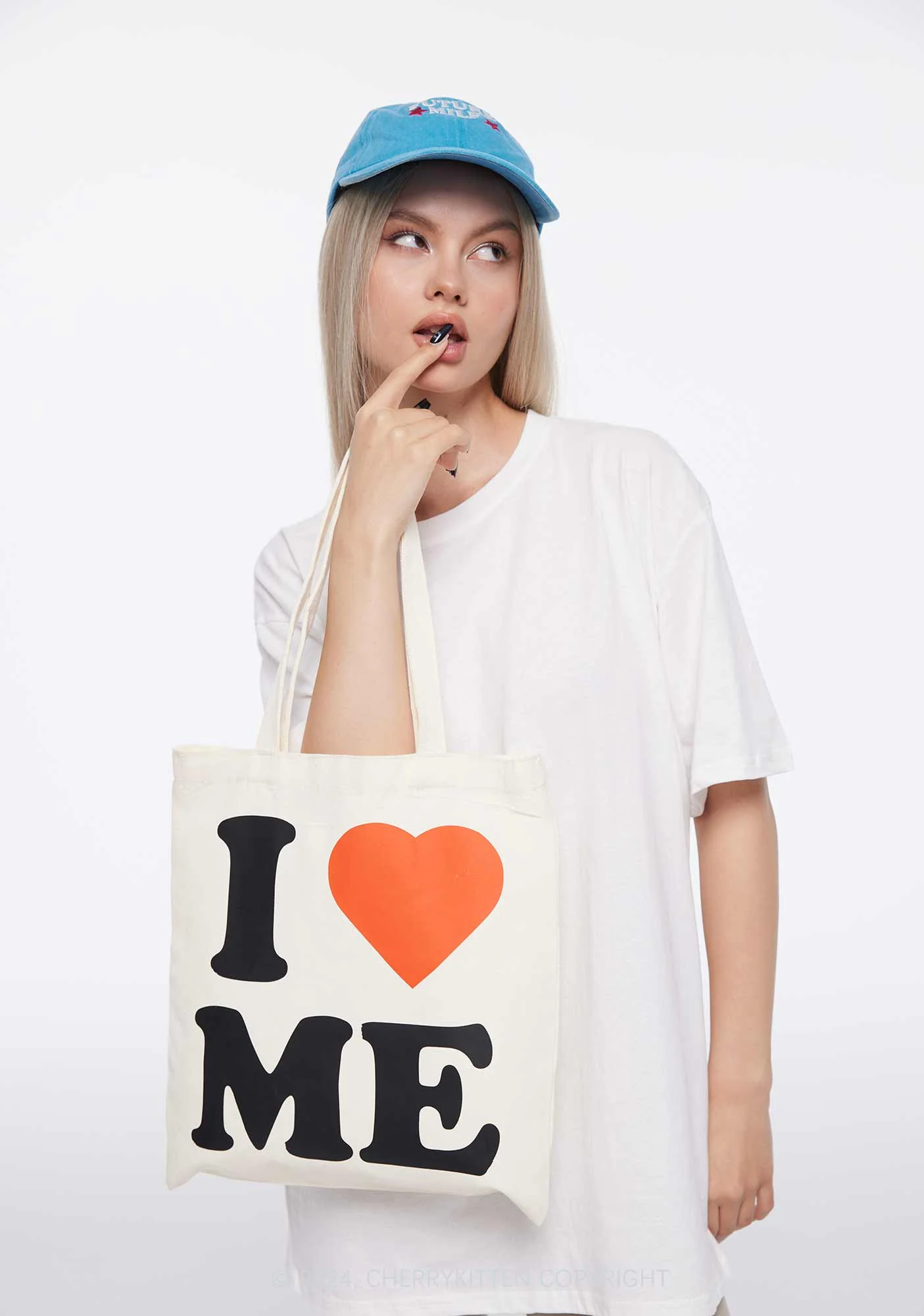 I Love Me Canvas Tote Bag - Image 3