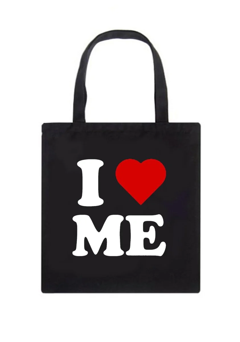 I Love Me Canvas Tote Bag - Image 4