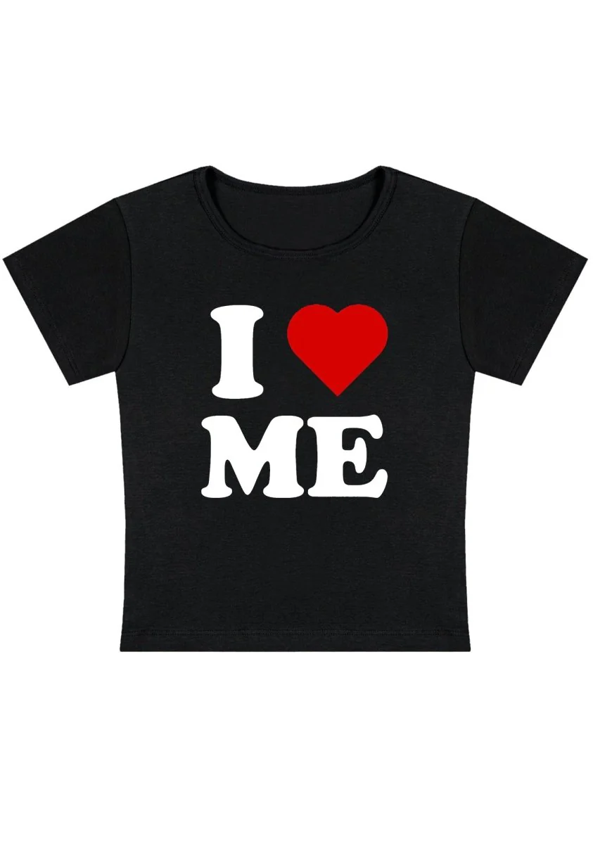 I Love Me Y2K Baby Tee - Image 2