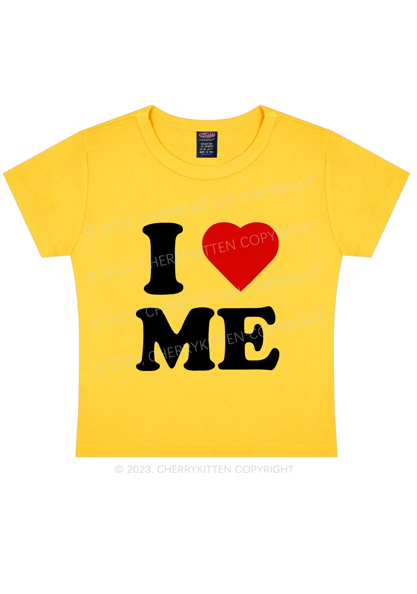 I Love Me Y2K Baby Tee - Image 3