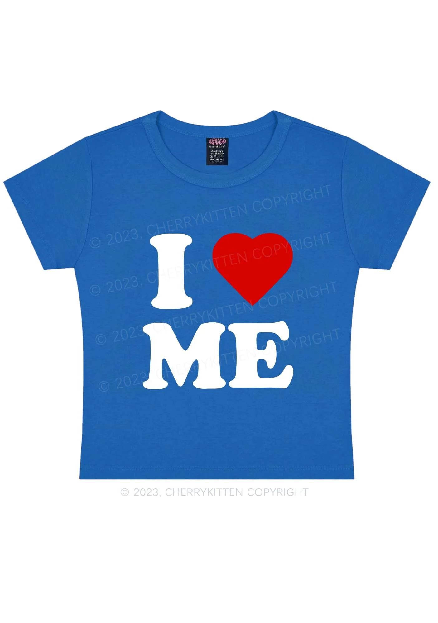 I Love Me Y2K Baby Tee - Image 4