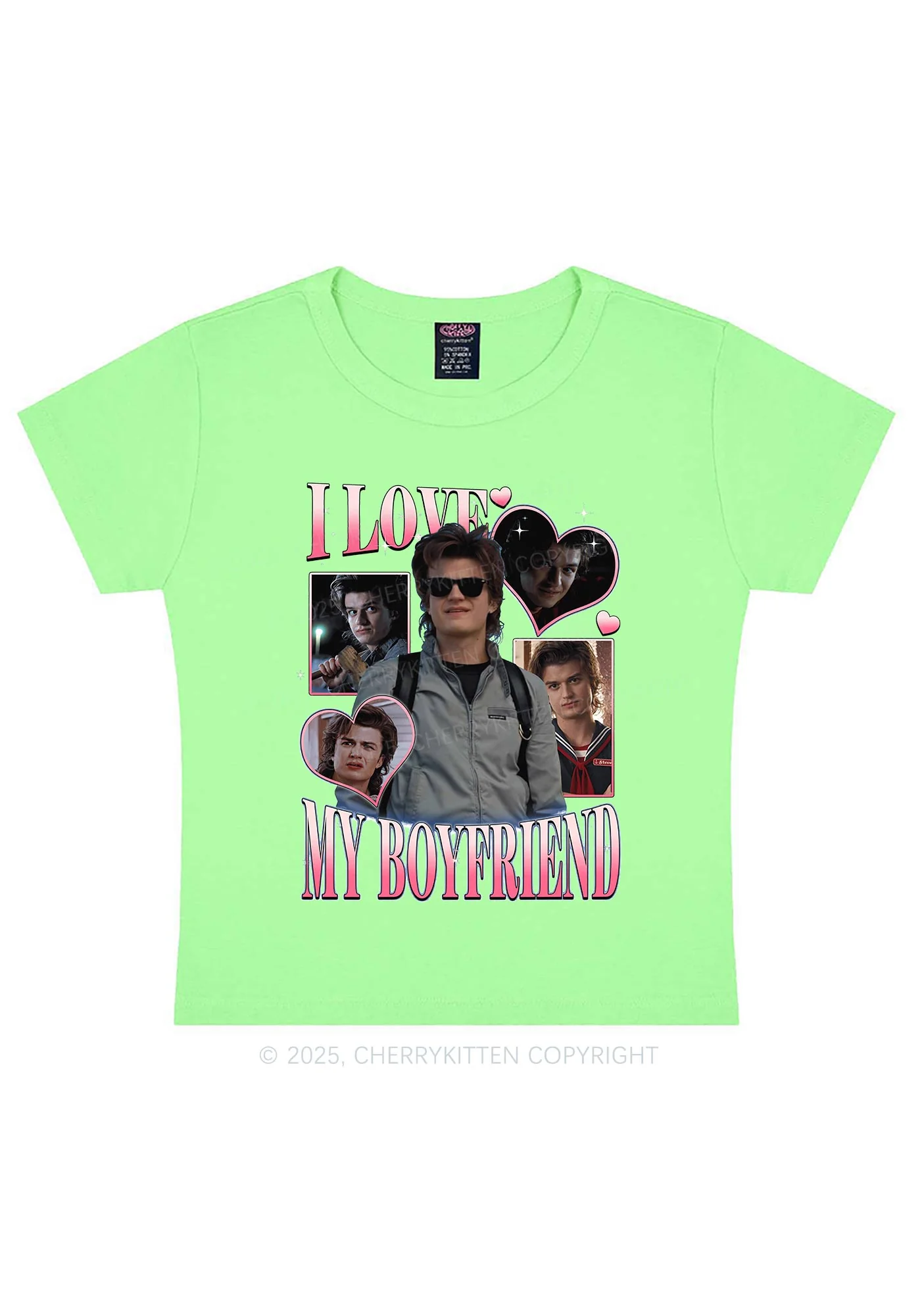 I Love My BF SH Y2K Baby Tee Cherrykitten - Image 12