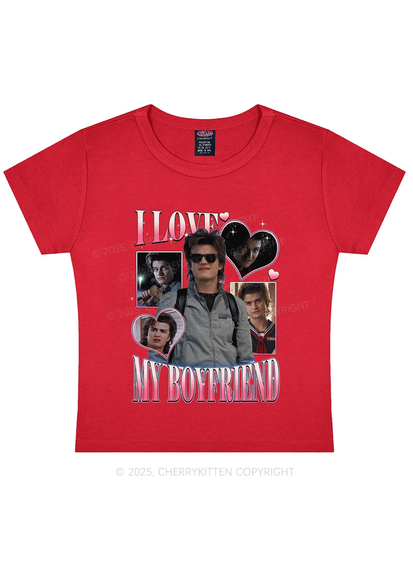 I Love My BF SH Y2K Baby Tee Cherrykitten - Image 7