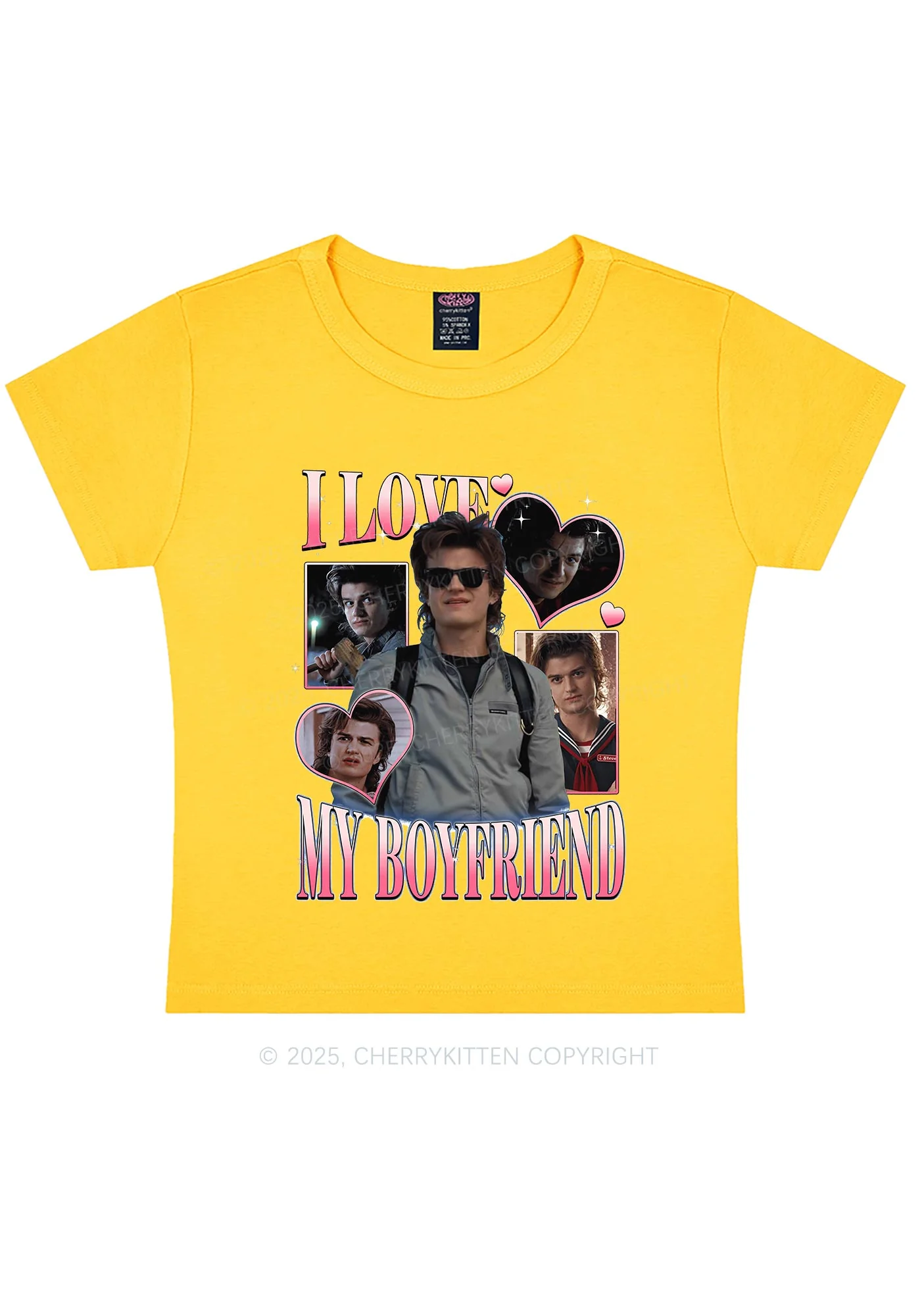 I Love My BF SH Y2K Baby Tee Cherrykitten - Image 8