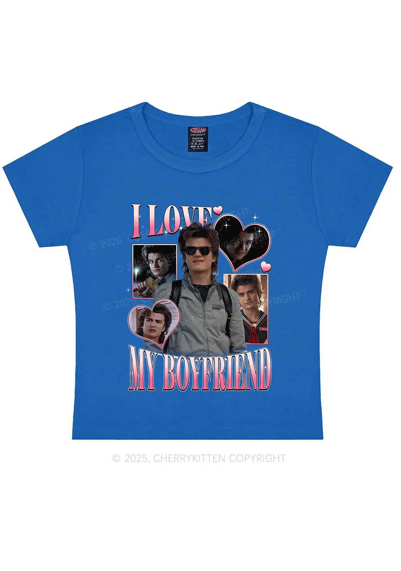 I Love My BF SH Y2K Baby Tee Cherrykitten - Image 9