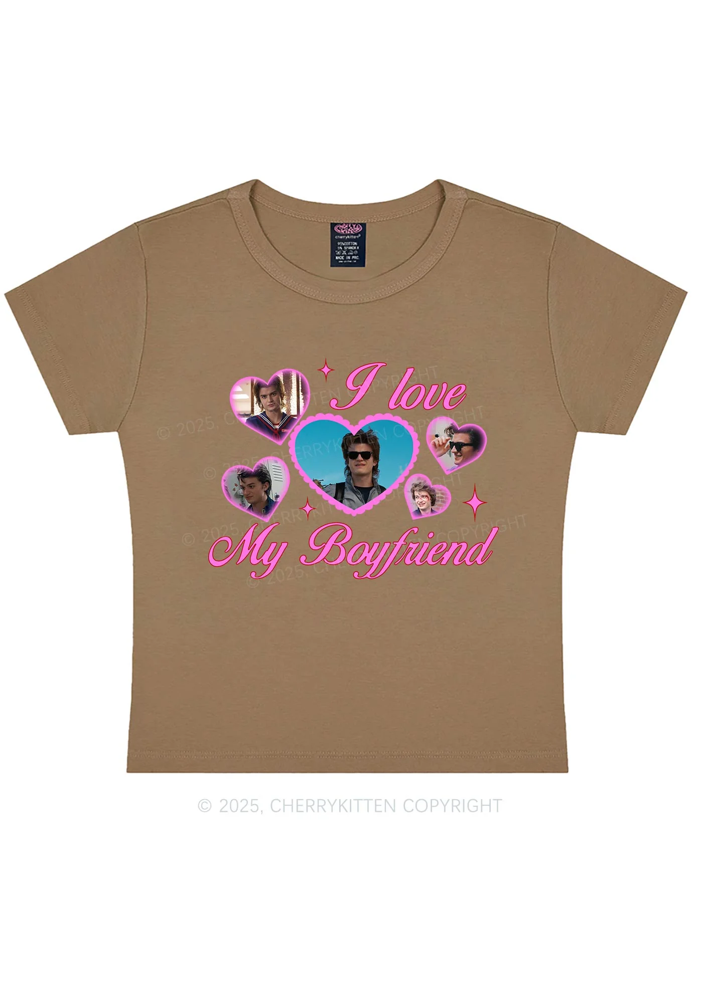 I Love My Boyfriend SH Y2K Baby Tee Cherrykitten - Image 12