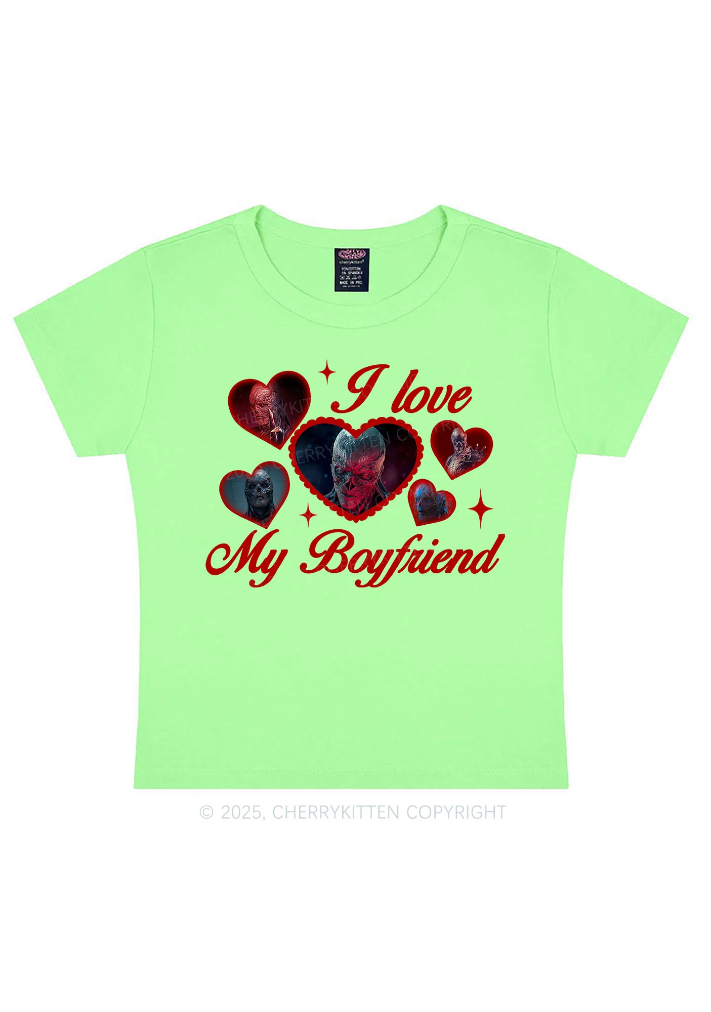 I Love My Boyfriend VN Y2K Baby Tee Cherrykitten - Image 12