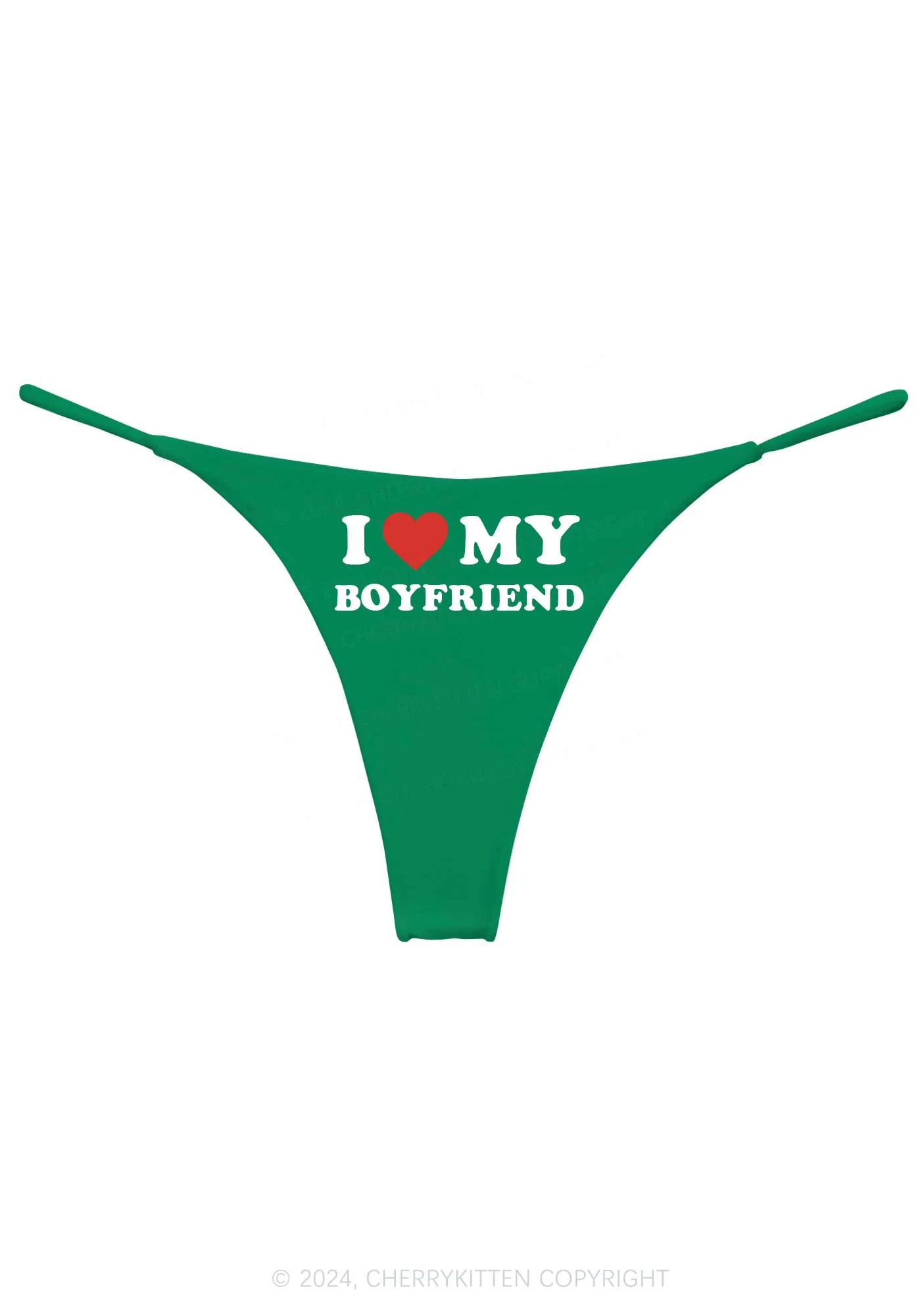 I Love My Boyfriend Y2K Bikini String Thong Cherrykitten - Image 10